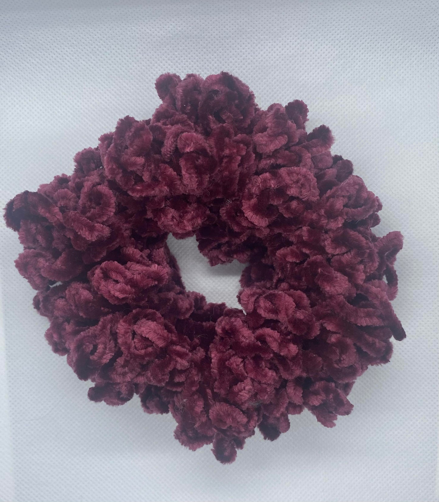 Velvet scrunchie