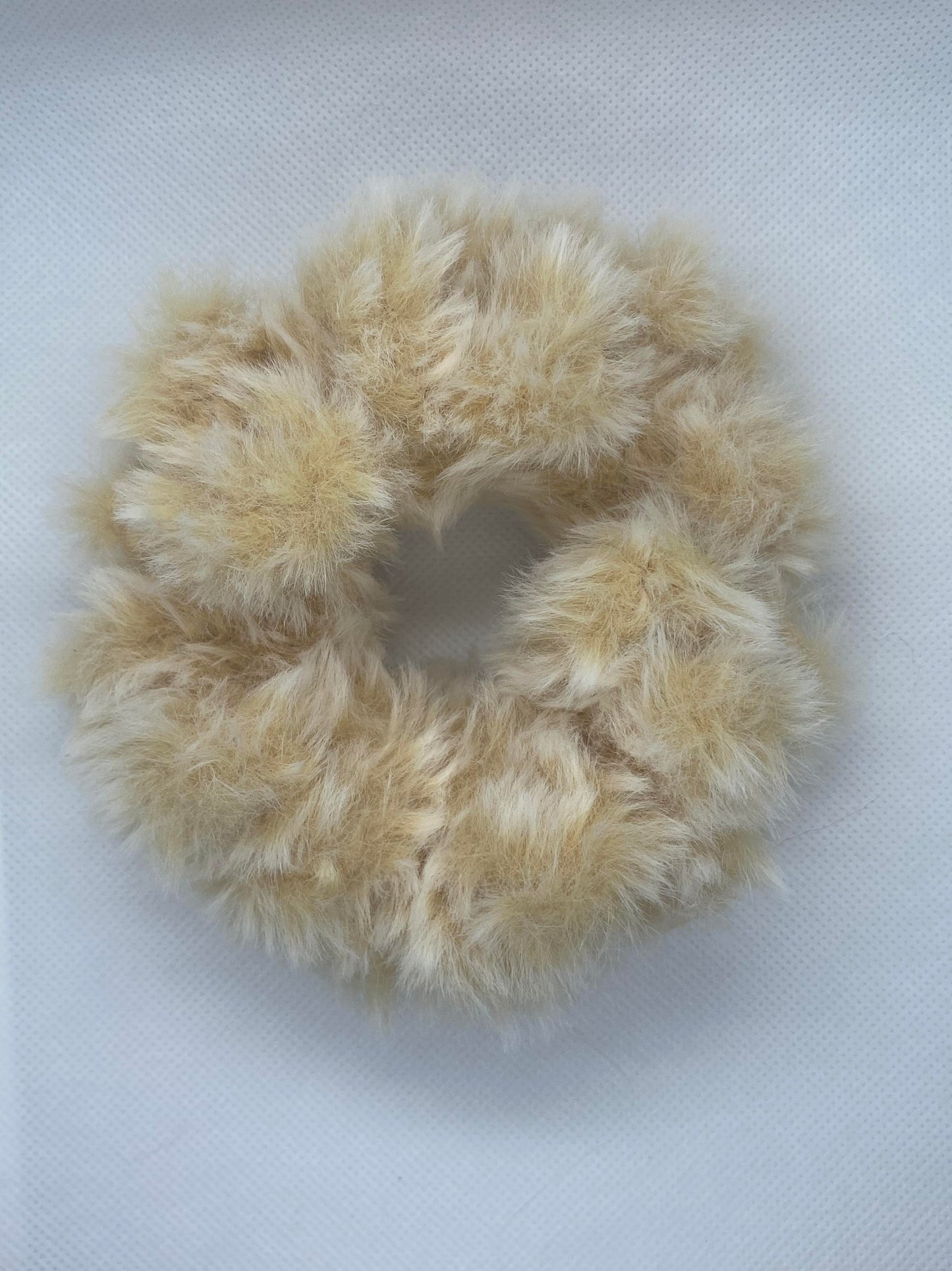 Fur scrunchie