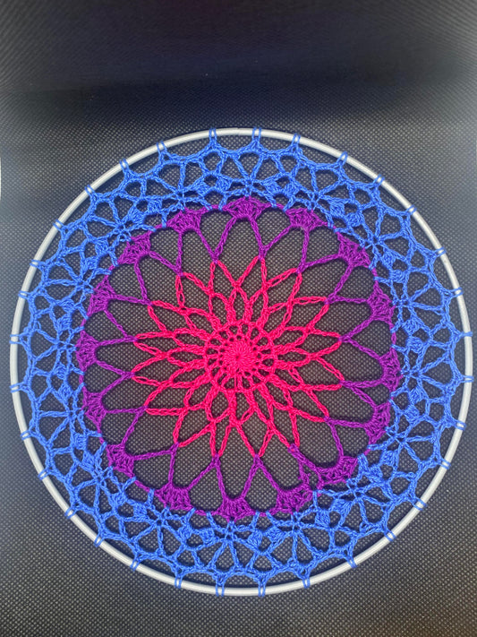 Bisexual flag mandala